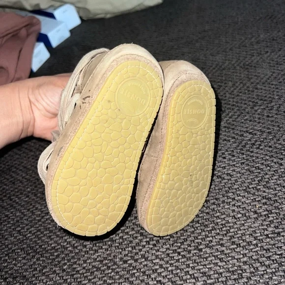 Donsje Amsterdam Brown leather booties infant 18-24 months - Picture 4 of 5